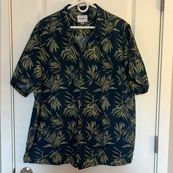 Goodfellow & Co Hawaiian Button Down Short Sleeve Shirt 2XB - Picture 1 of 7